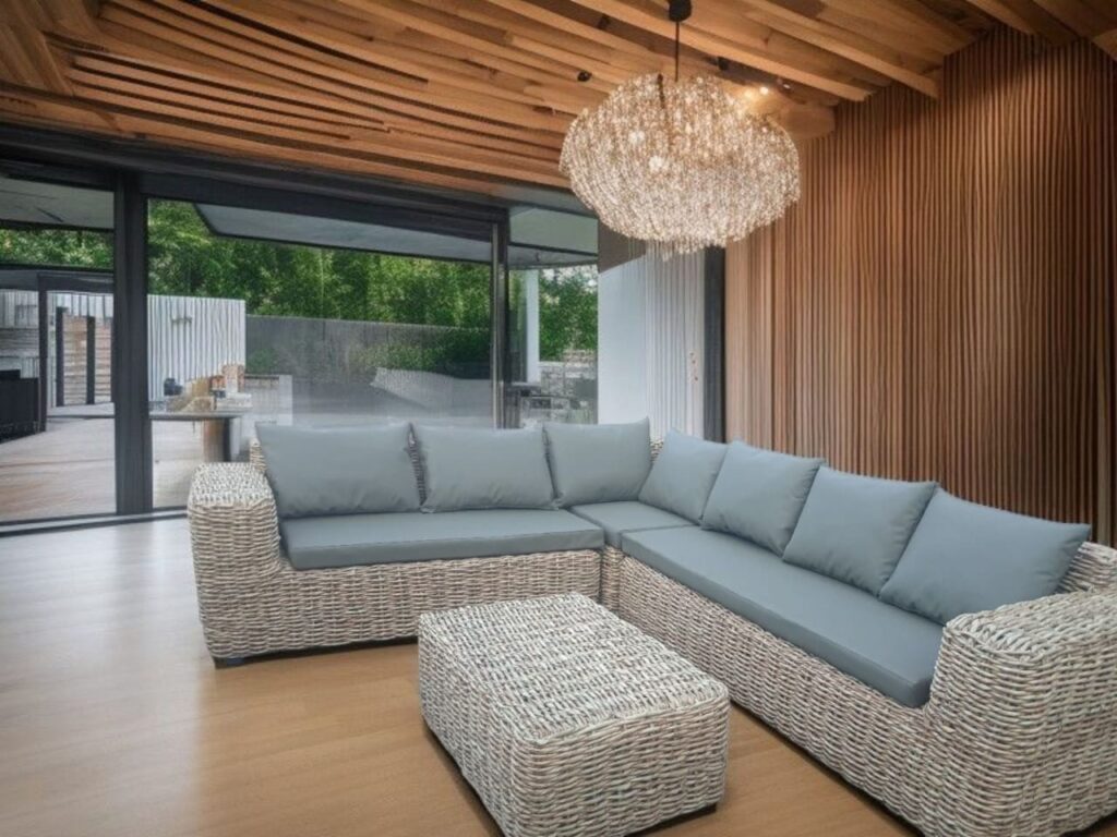 Boho Wicker L Armchair