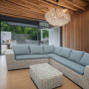 Boho Wicker L Armchair